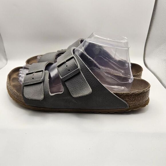 Birkenstock Arizona Unisex Sandals Grey Comfort Hippie Buckle Size EU 41